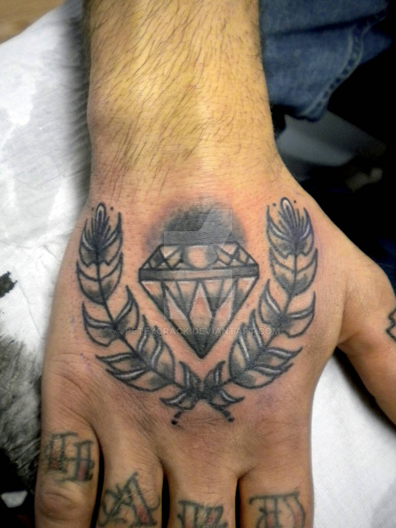 diamond hand tattoo. by peteycrack on DeviantArt