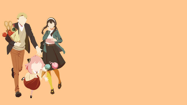 Spy x Family Minimalist Wallpaper