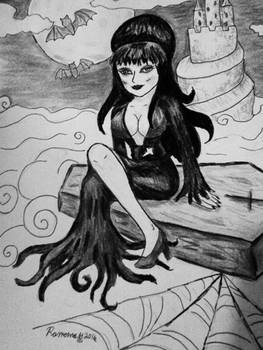 Cartoon Elvira