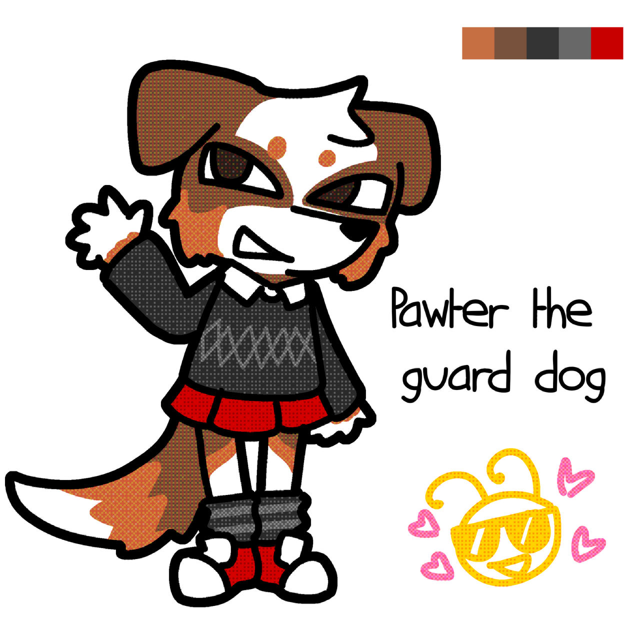 Pawter the guard dog - Milton Math Games OC by calibrifont on DeviantArt