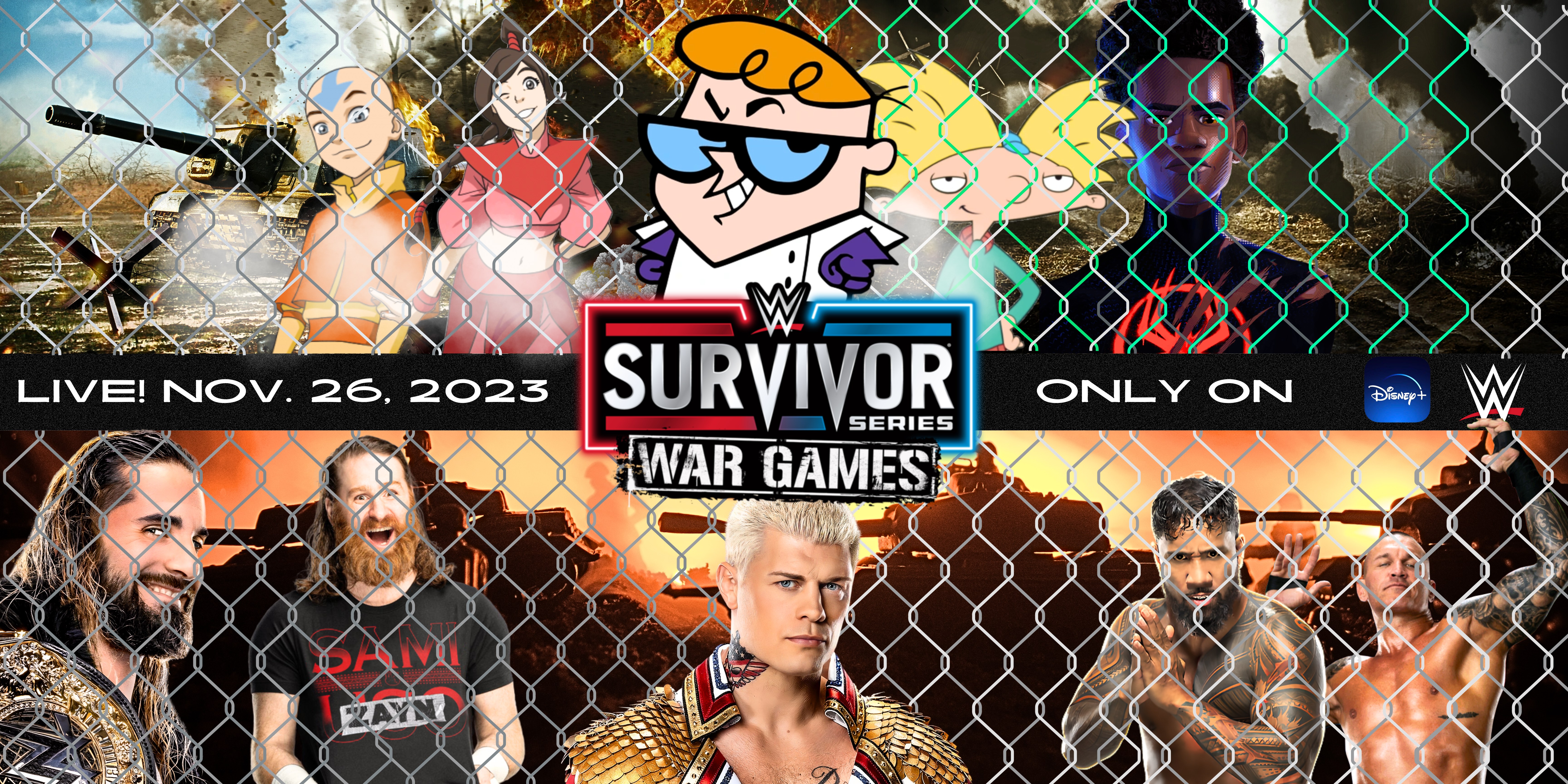 WWE Survivor Series WarGames 2023 Concept Art. by actiondreammania on  DeviantArt