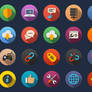 Web and Internet Flat Icons