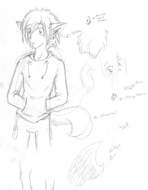 Sol Human Form Sol Human Sketch by Lunar-Hikari on DeviantArt