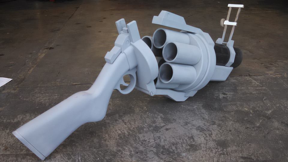 Team Fortress 2 Demoman's grenade launcher WIP