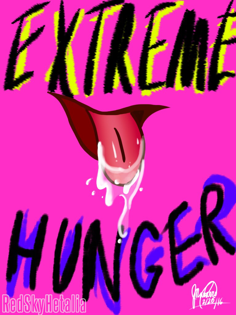 EXTREME HUNGER (Drool Practice) by RedSkyHetalia on DeviantArt