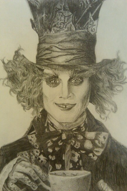 Johnny Depp as The Mad Hatter