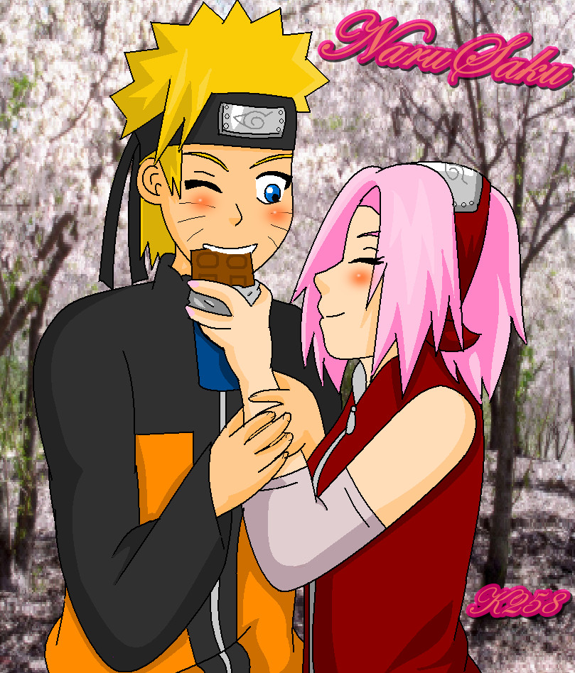 NaruSaku - Sharing Chocolates