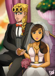 Giorno x Hanako-Wedding Day -Historia 7 - by Aome