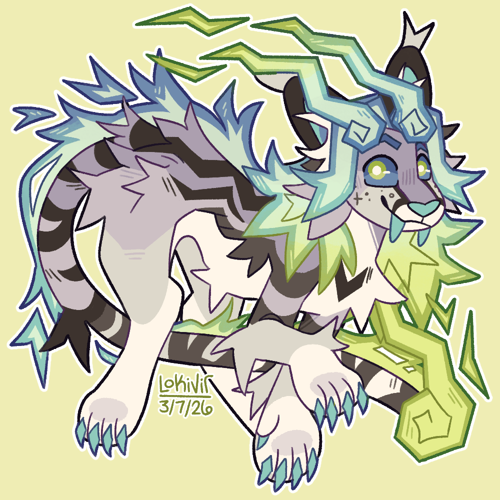 Chibi Icon - Lokivir Furry Schraetchi