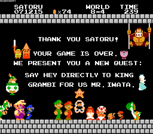 Thank You Satoru Iwata By Rchammer97 On Deviantart Thank You Satoru Iwata By Rchammer97 On Deviantart