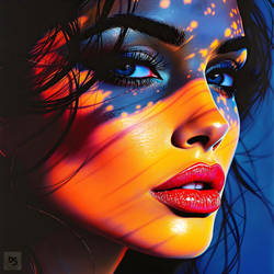 The Look by Damascus Steele AI Art