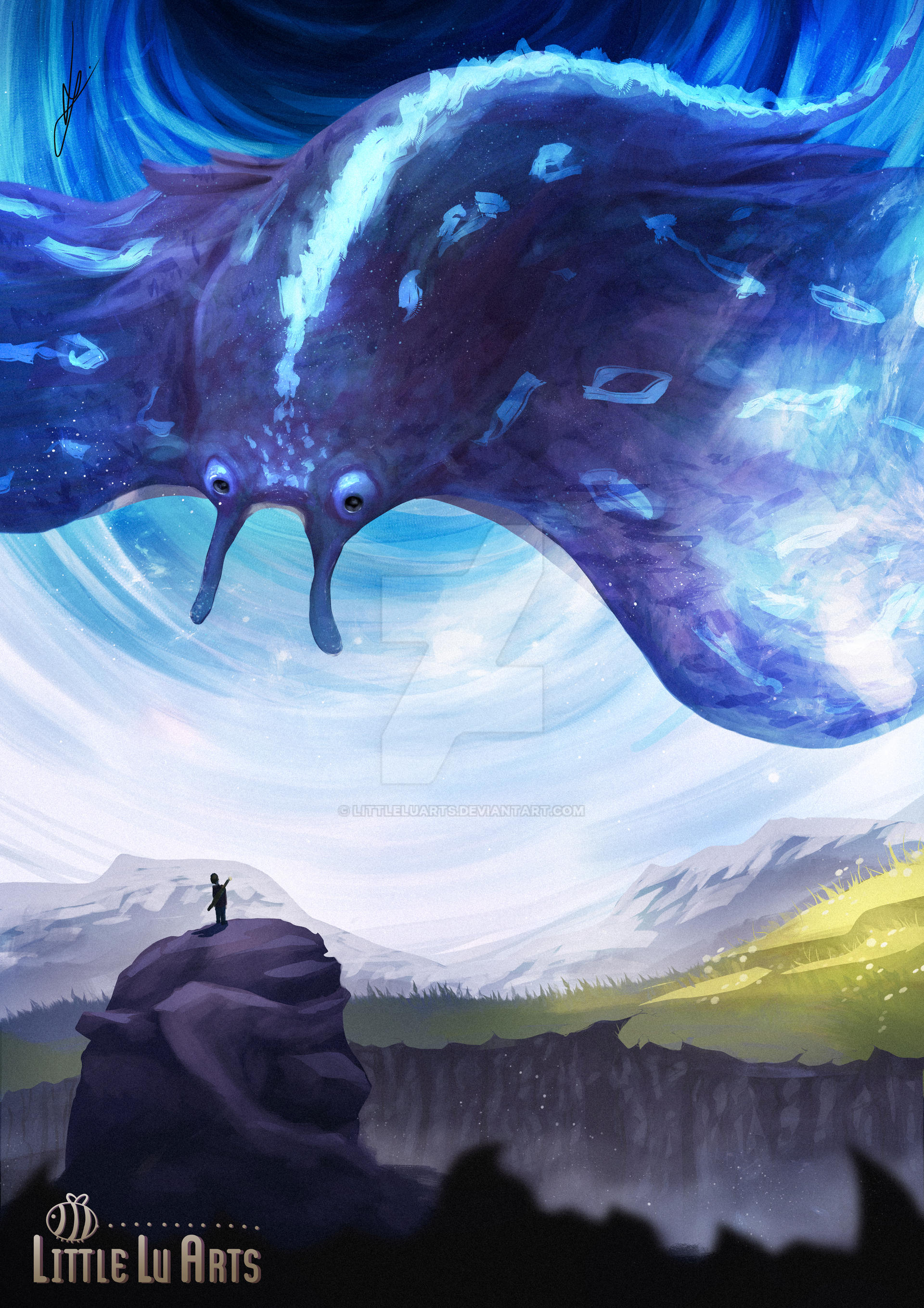 Mantarraya Animation Mantaray Conceptart by LittleLuArts on DeviantArt