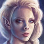 Arie, the pale elf portrait