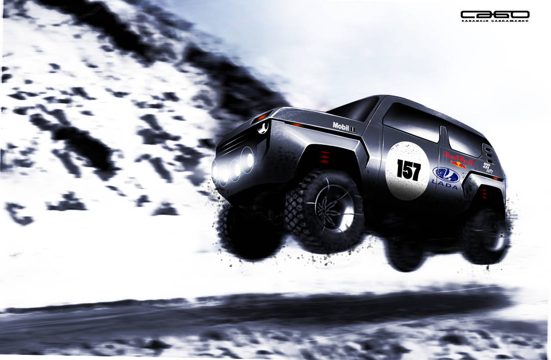 Lada niva, Rally by Cahanqir on DeviantArt