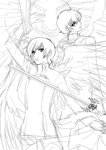 Lelouch Suzaku rough