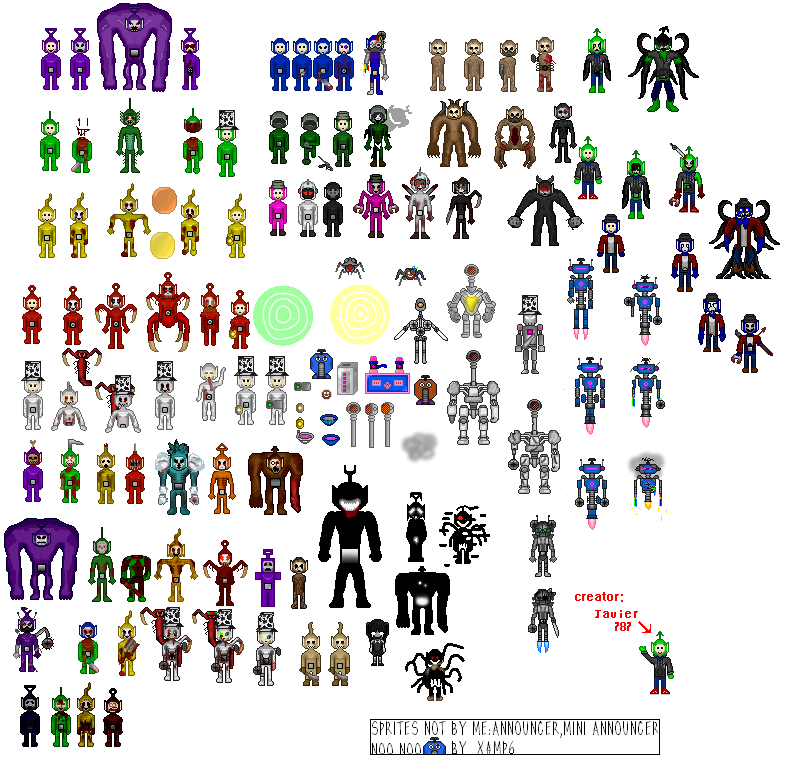 Mask sprites slendytubbies 2D by MasterCookie44 on DeviantArt