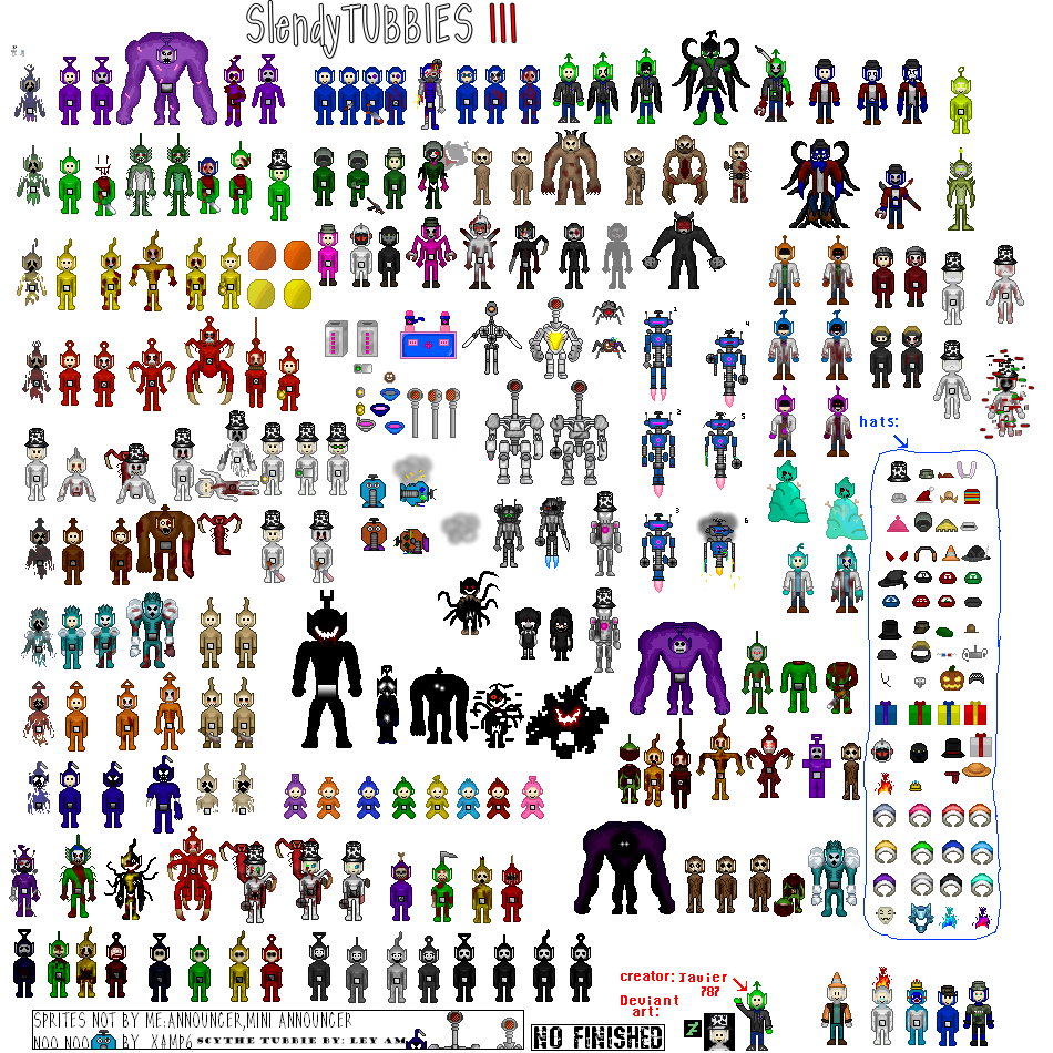 slendytubbies 3 evil guardian 2d sprite by maxinoise on DeviantArt