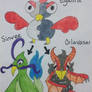 Fakemon: Egalird, Silveen, Orlavasar