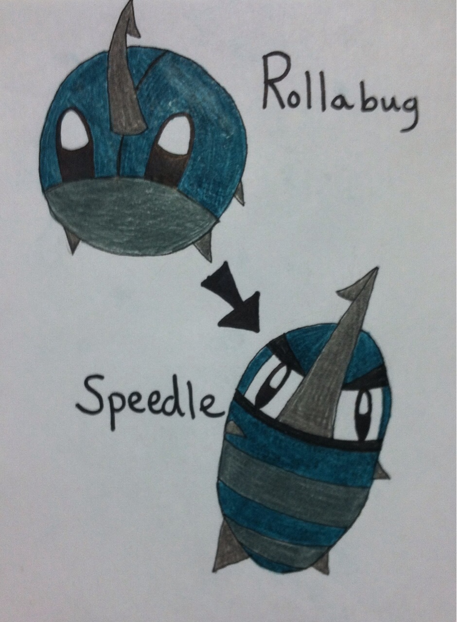 Fakemon: Rollabug, Speedle