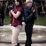 Helena Harper and Leon Kennedy