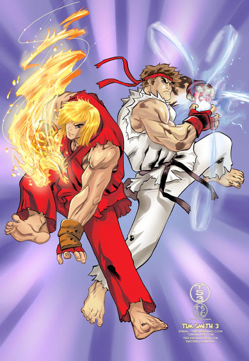 KEN AND RYU by ts3 on DeviantArt