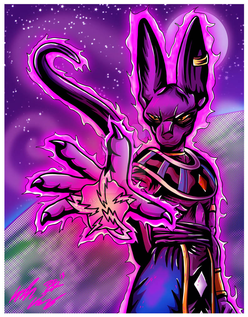 Beerus Print By Blastbolt On DeviantArt