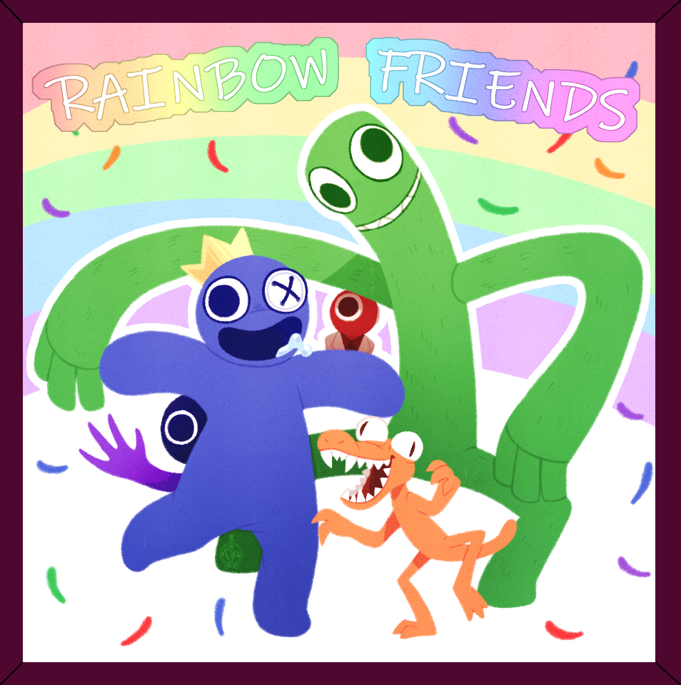 Rainbow Friends by Dr-FuzzNote on DeviantArt