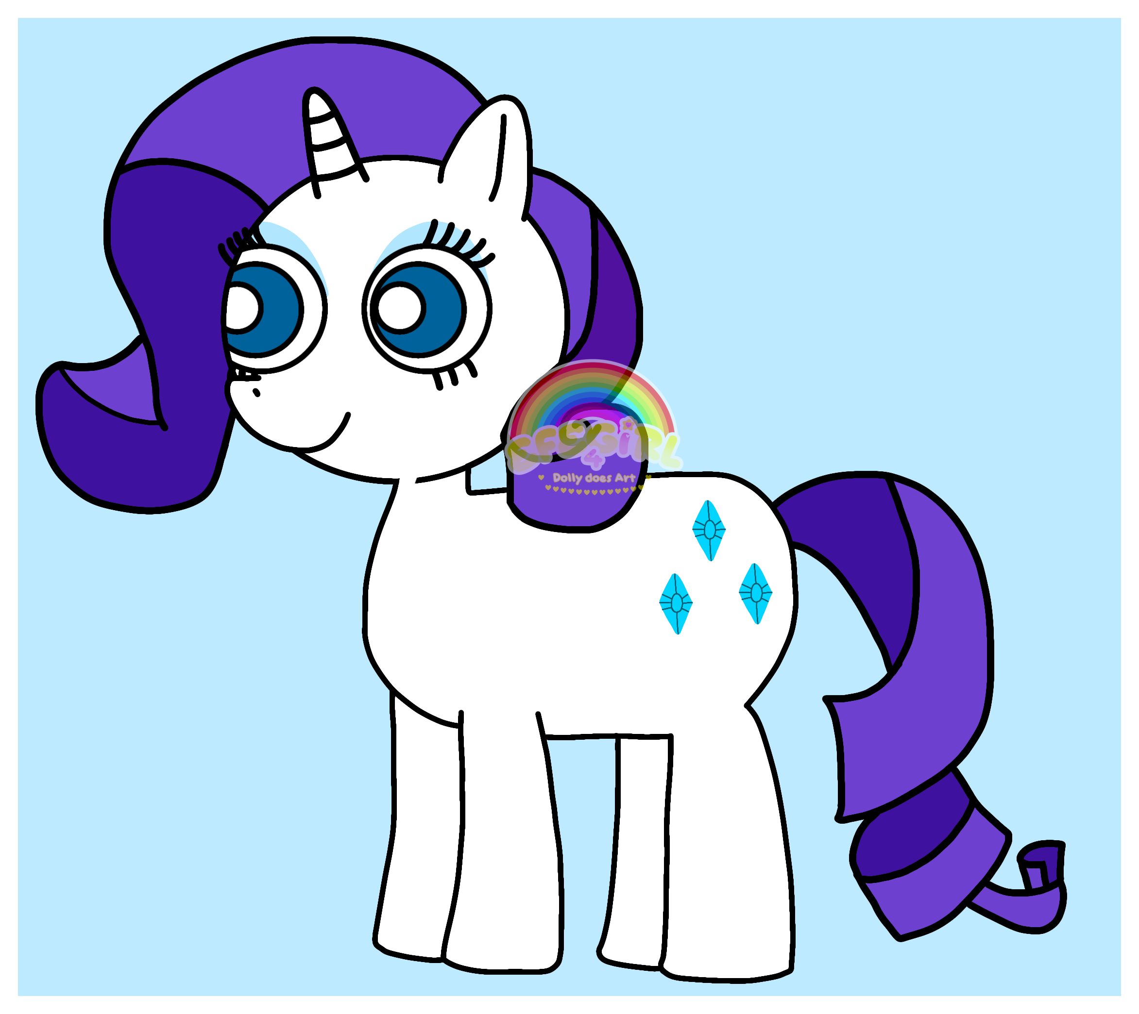 My Little Pony In My Style || Rarity by SugarBunnyDanna on DeviantArt