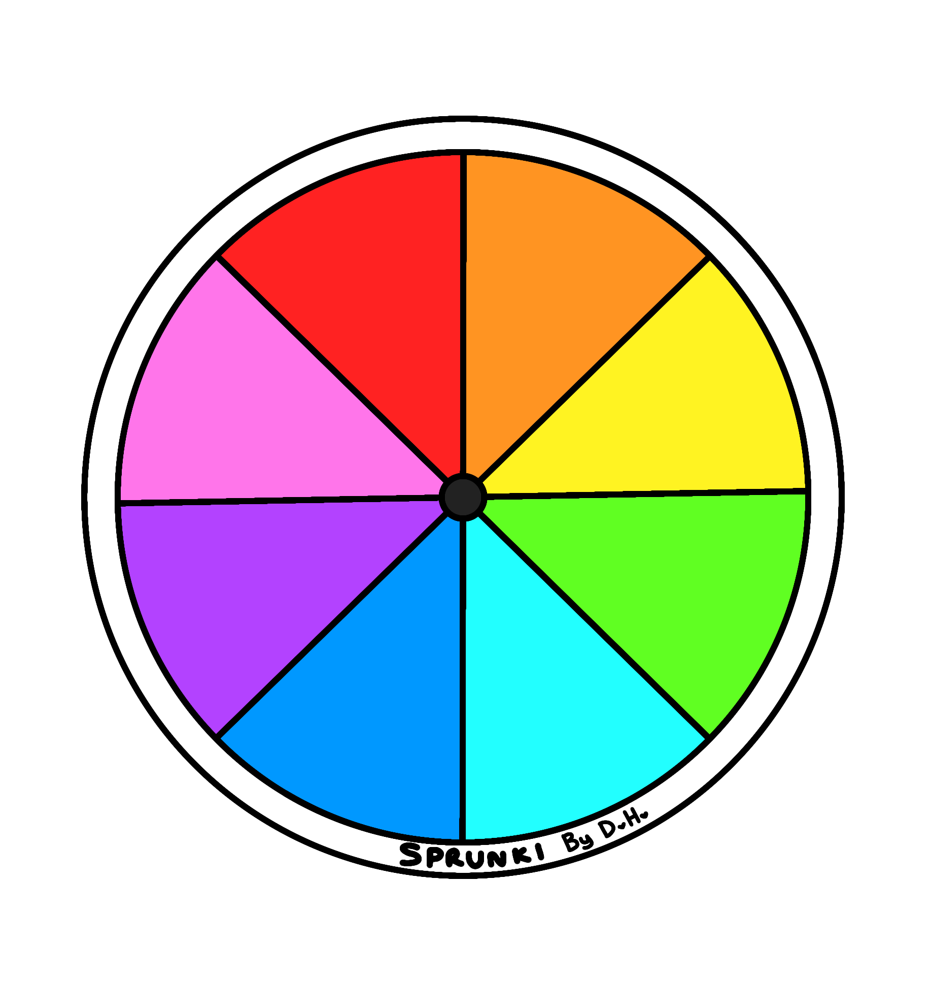 Sprunki: Color Wheel Challenge by Princess-Danna on DeviantArt