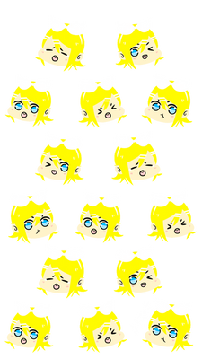 Chibi Kagamine Rin gif