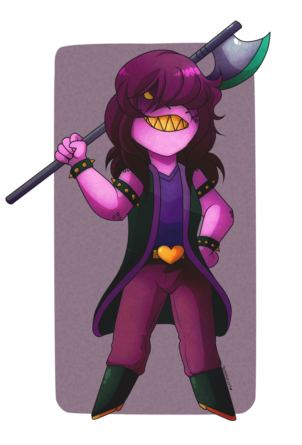 Delta Rune: Susie by Gerardwei on DeviantArt