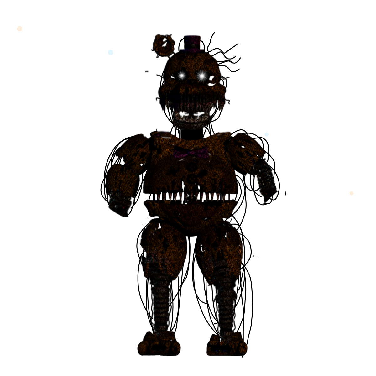 Pixilart - nightmare fredbear by fnafeyesyes