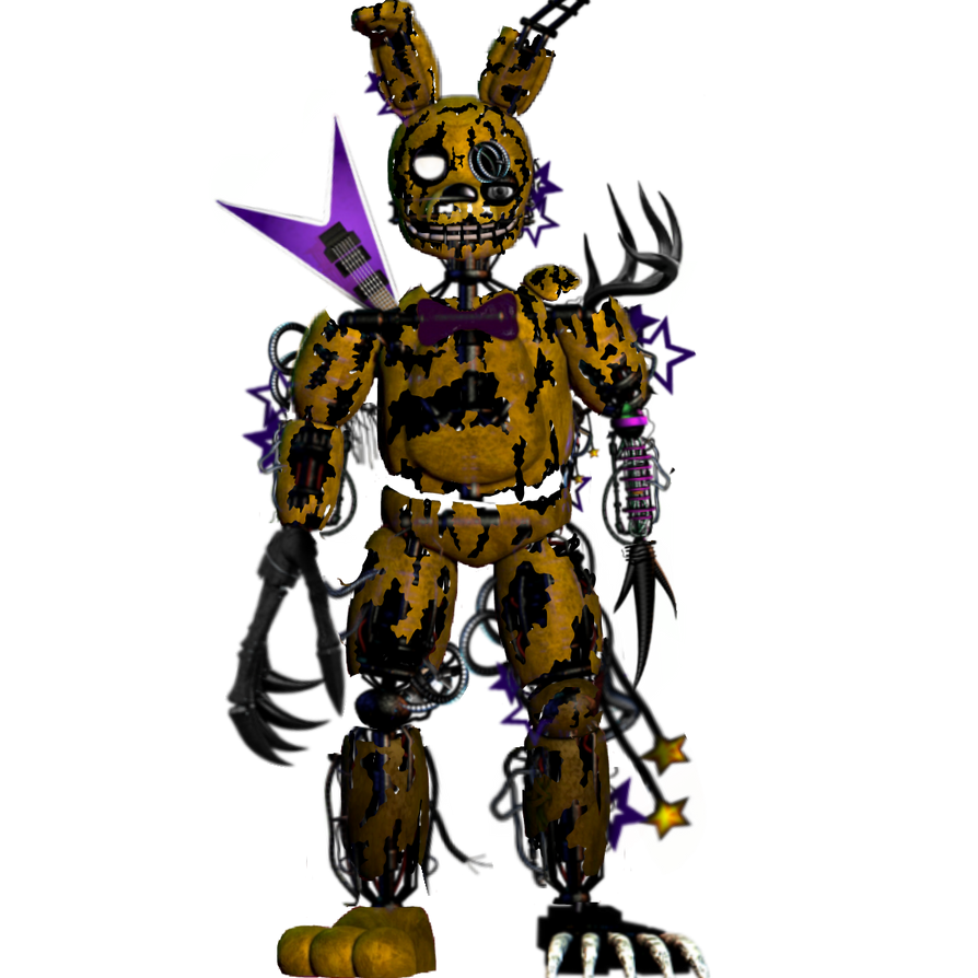 Scrap Springy ScrapSpringbonnie by slivereyes12 on DeviantArt