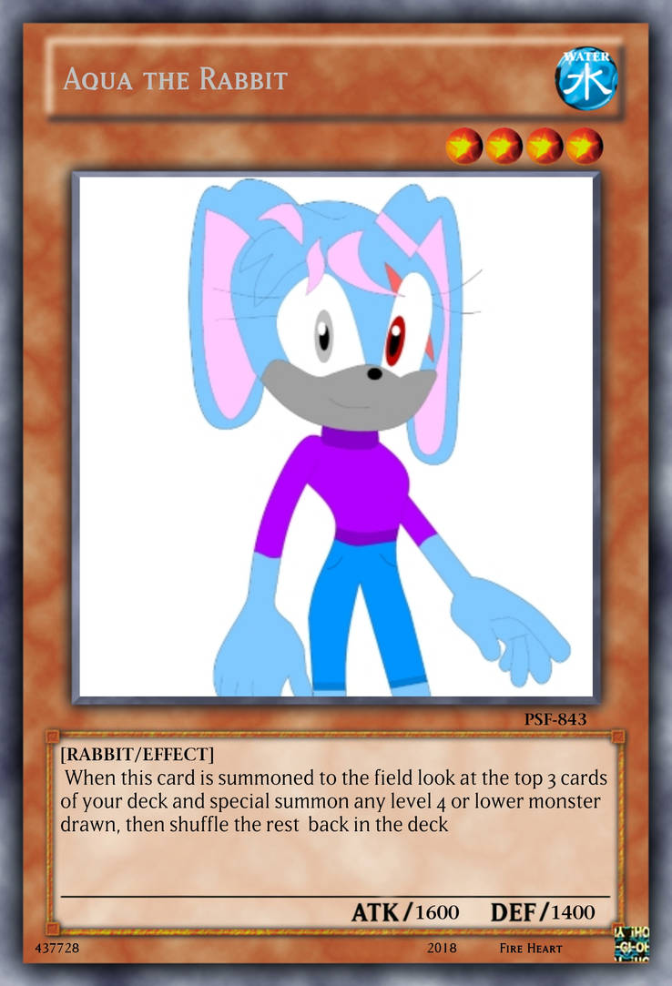 Aqua Rabbit Aqua the rabbit by Fire-Torchie-Heart on DeviantArt