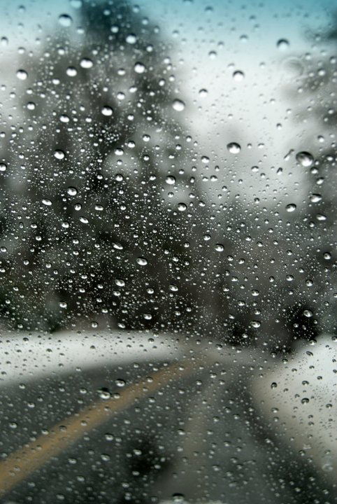 Driving in a Rain Storm