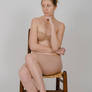 Body Reference - Sitting in Chair- Hand on Chin