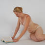 Body Reference - Propped up -  Book Open on Floor