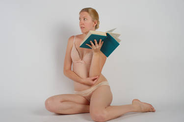 Body Reference - Sitting - Book in Hand