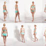 Body Reference - Walking - Stock Pack- Hair Up