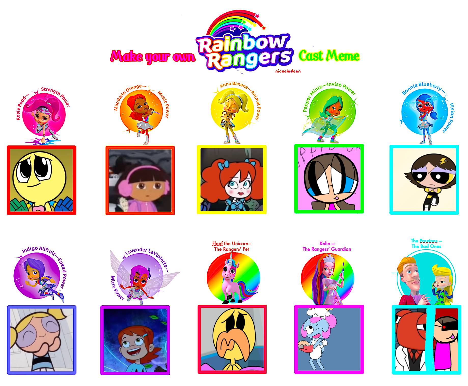 My Rainbow Rangers Cast Meme By Amberb2011 On DeviantArt my-rainbow-rangers-cast-meme-by-amberb2011-on-deviantart