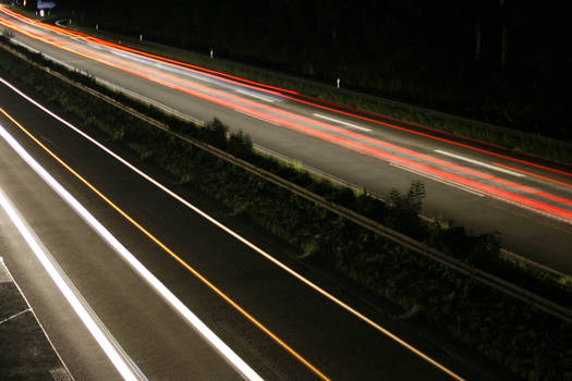 German Autobahn at night # 2