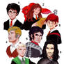 Characters from Harry Potter Saga (plate1)