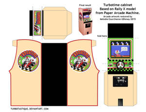 Turbotime cabinet in papercraft version!