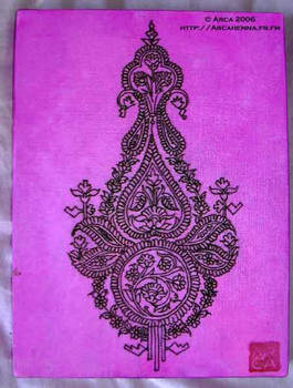 henna on canvas