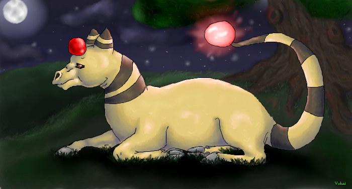 Pokemon Realistic Ampharos By Yukai Kasumi On Deviantart