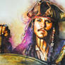 jack sparrow painting