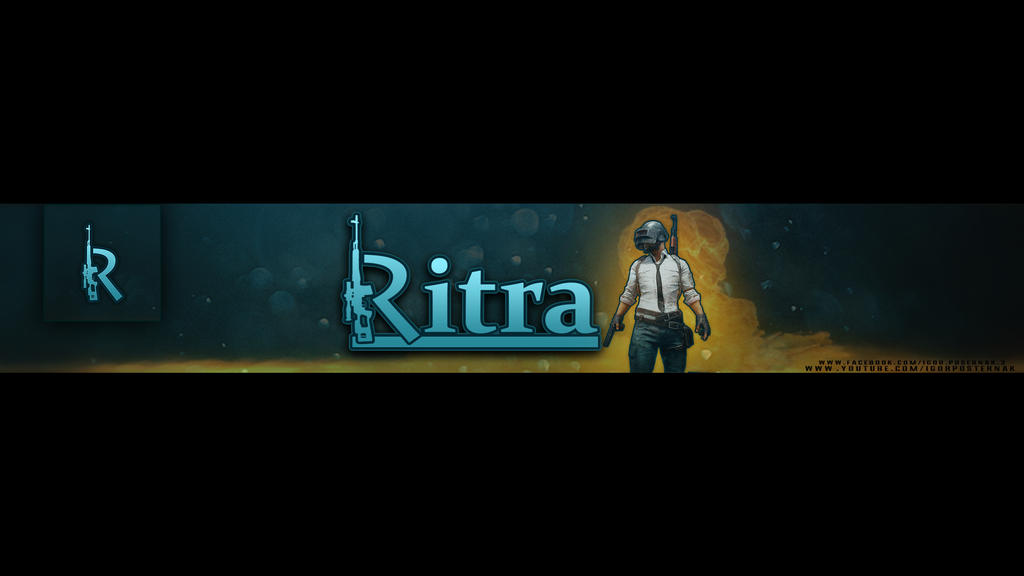 Ritra - YouTube's banner and Logo design by IgorPosternak on DeviantArt