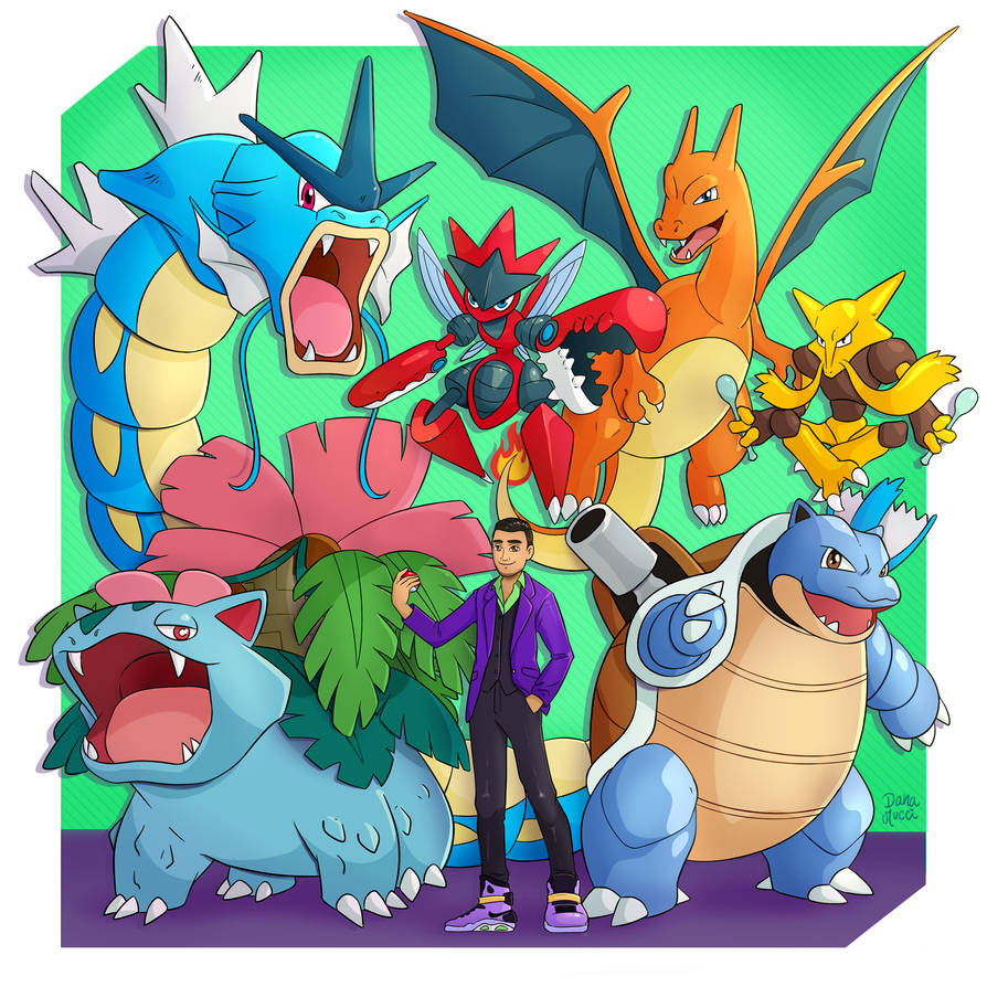 Pokemon Team Commission by danamucci on DeviantArt
