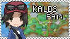 Kalos fan stamp