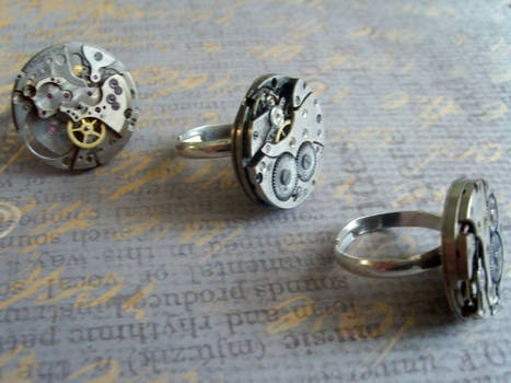 Steampunk Rings